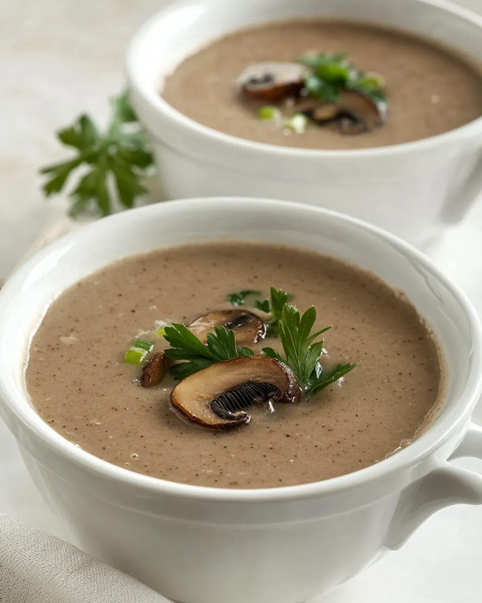 Cremini Mushroom Soup