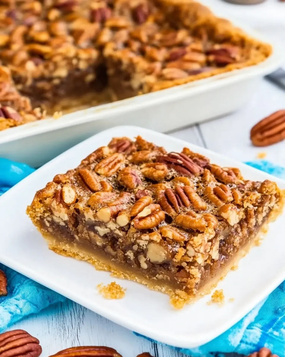 Crescent Pecan Pie Bars