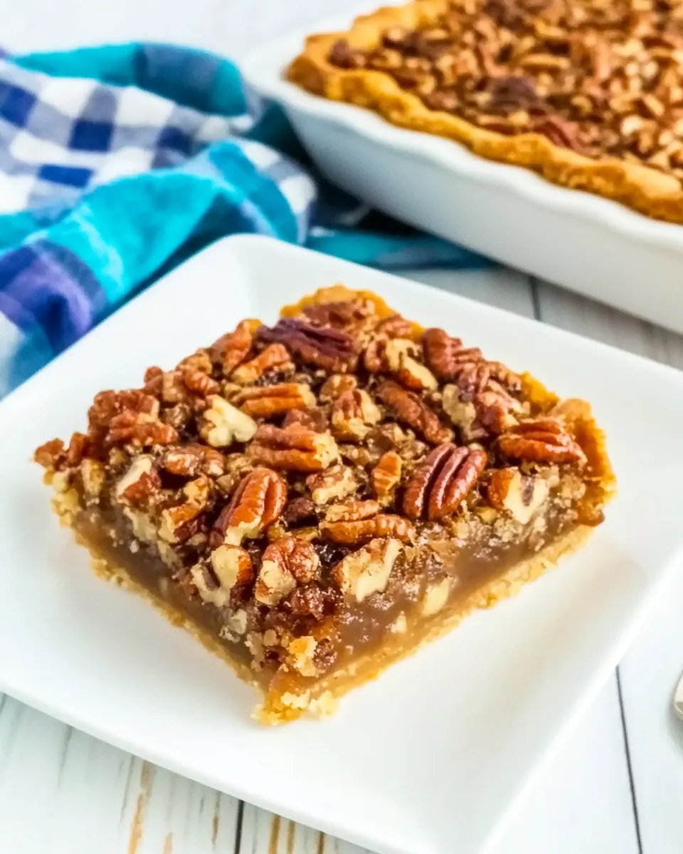 Crescent Pecan Pie Bars