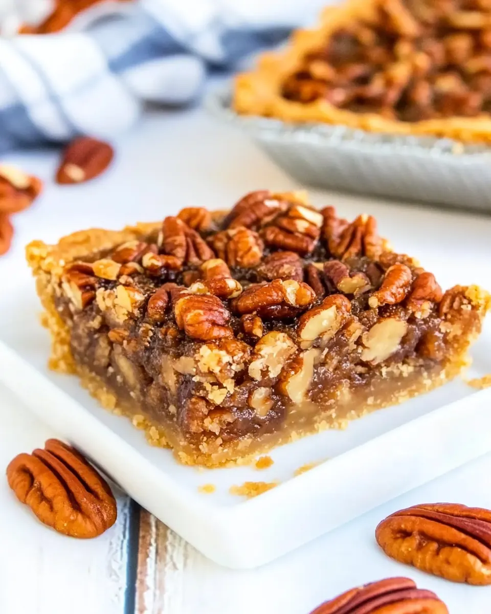 Crescent Pecan Pie Bars
