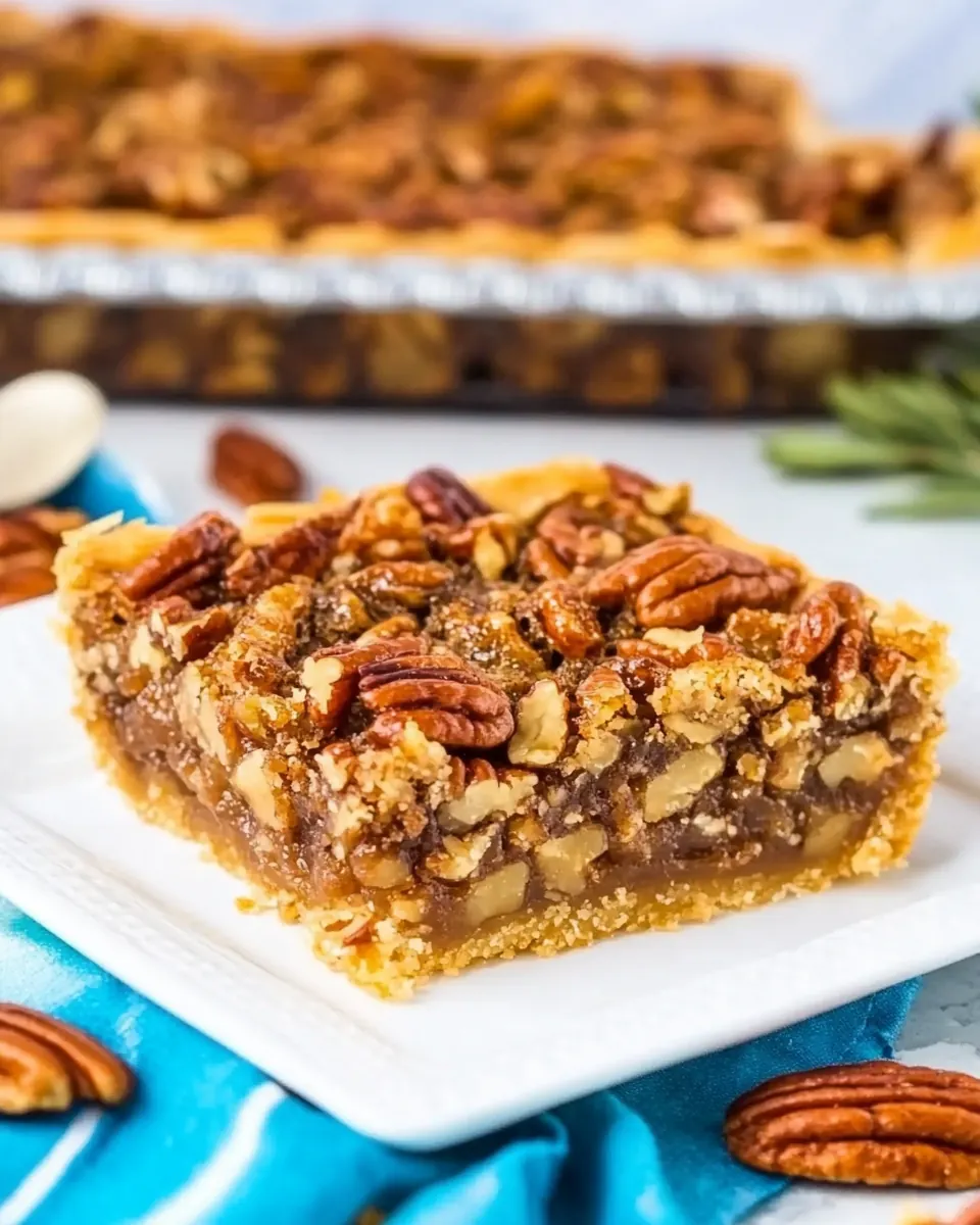 Crescent Pecan Pie Bars