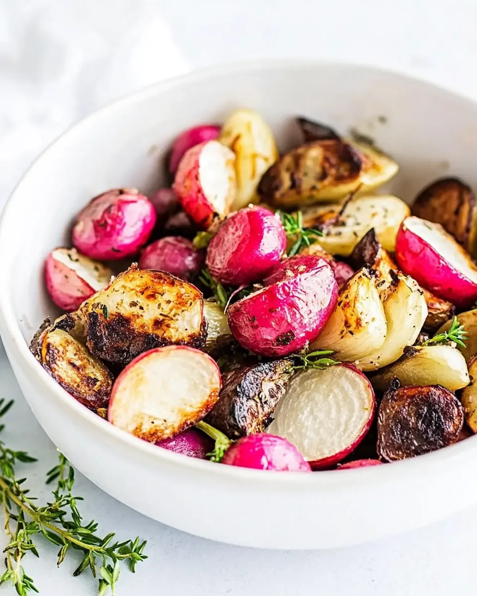 Crispy Air Fryer Radishes