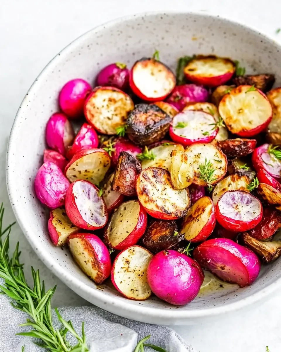 Crispy Air Fryer Radishes