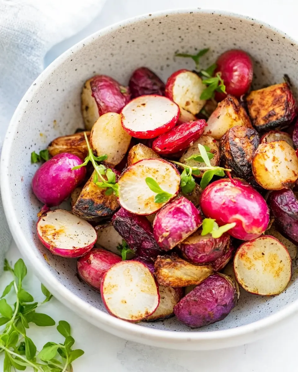 Crispy Air Fryer Radishes