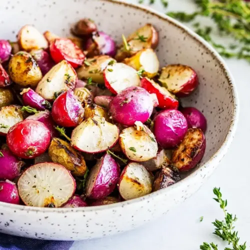Crispy Air Fryer Radishes