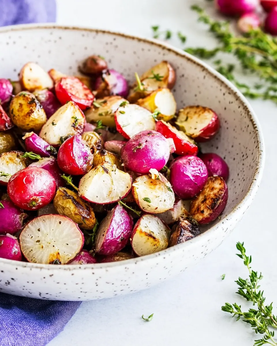 Crispy Air Fryer Radishes