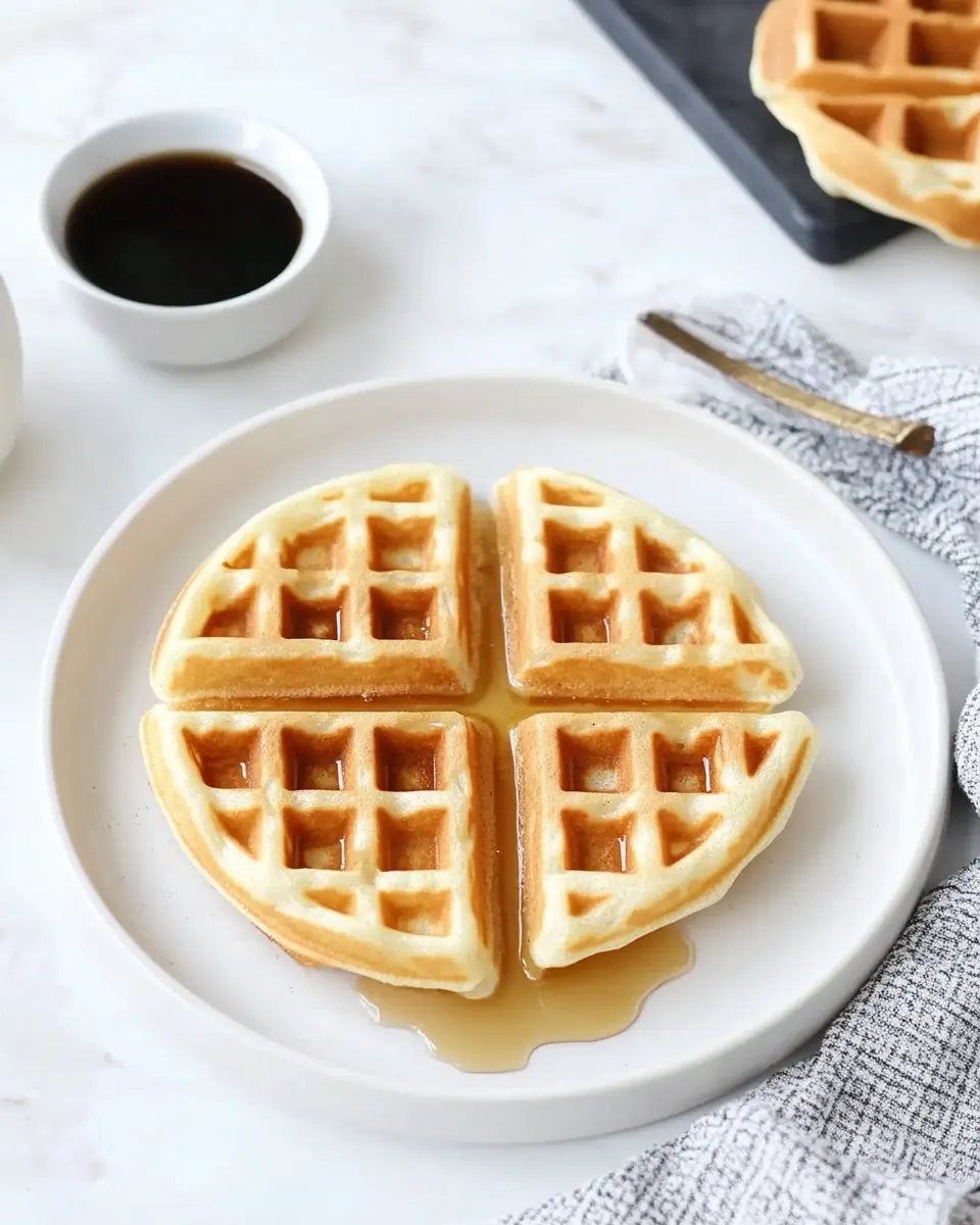 Crispy Almond Flour Waffles