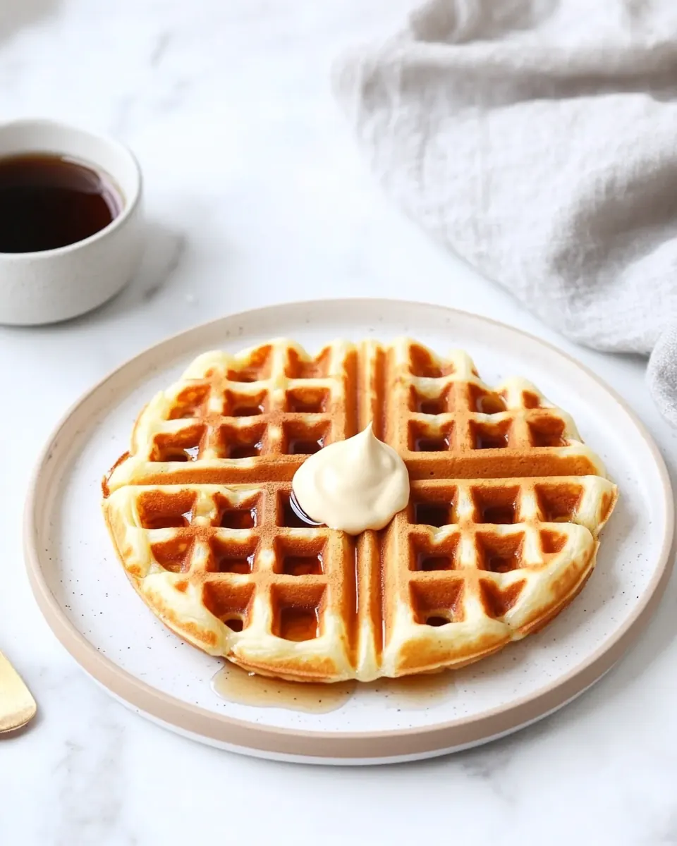 Crispy Almond Flour Waffles