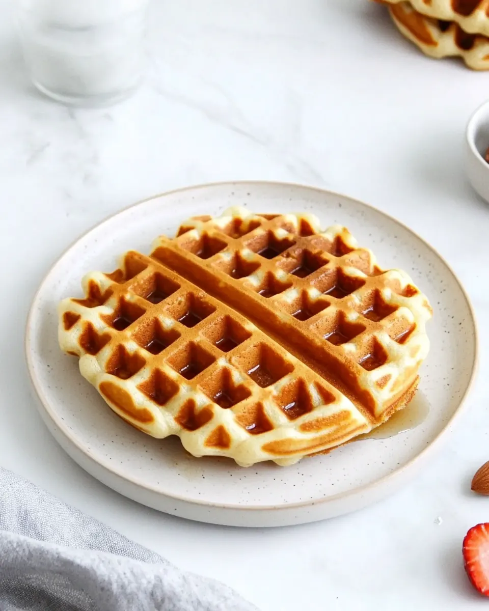 Crispy Almond Flour Waffles