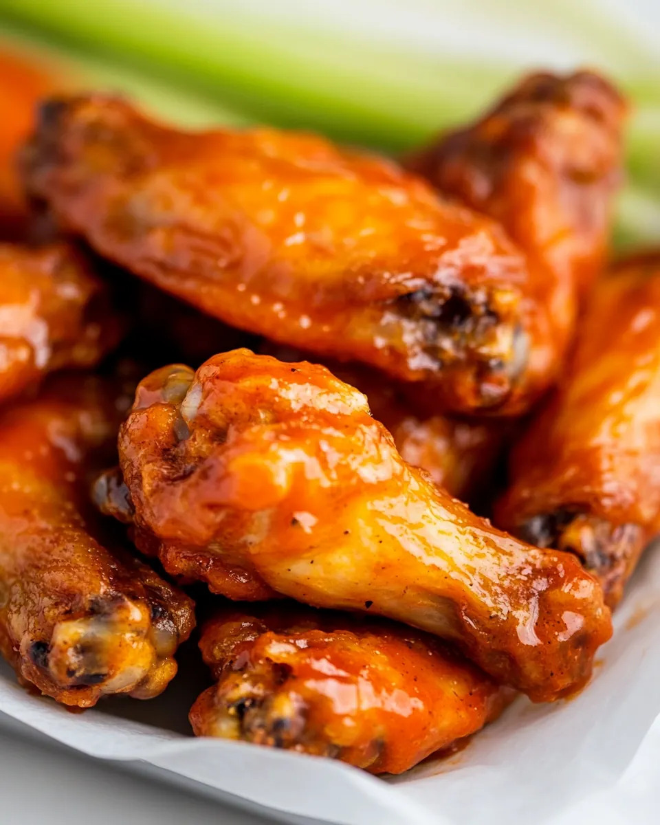 Crispy Baked Buffalo Chicken Wings