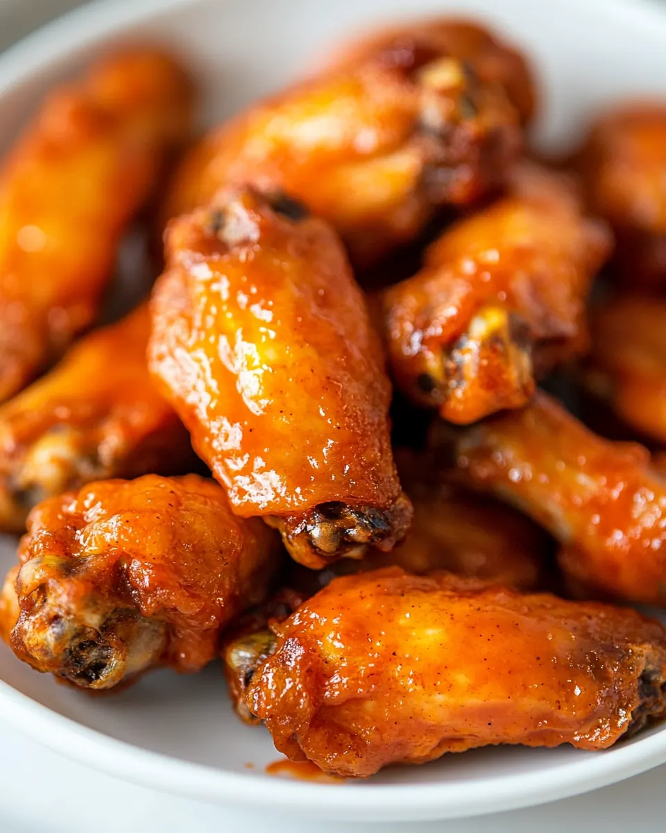 Crispy Baked Buffalo Chicken Wings