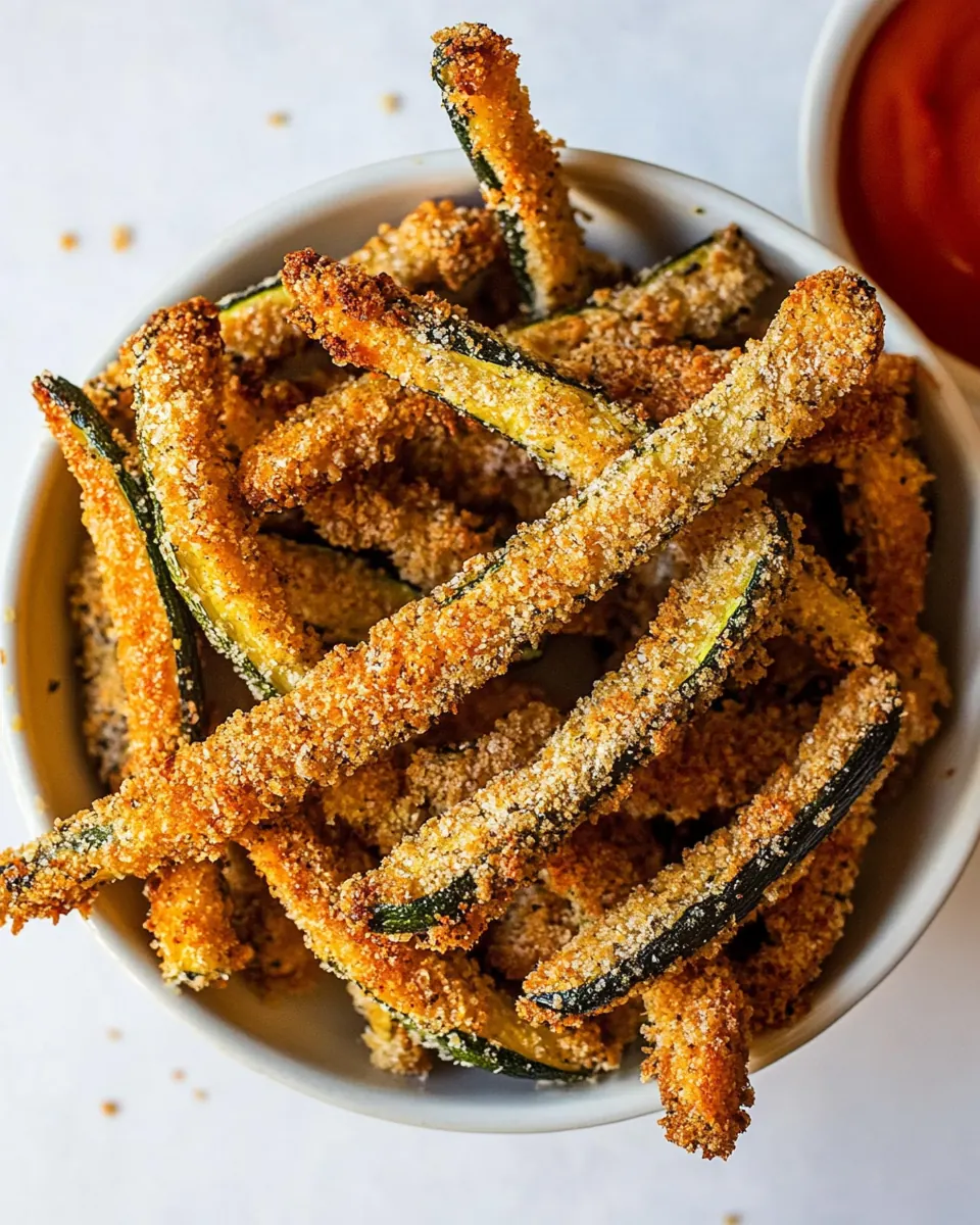 Crispy Baked Zucchini Fries