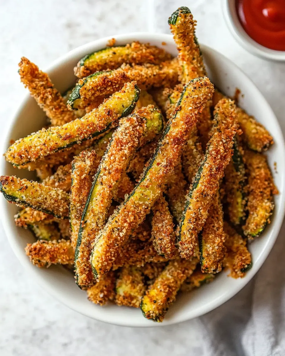 Crispy Baked Zucchini Fries