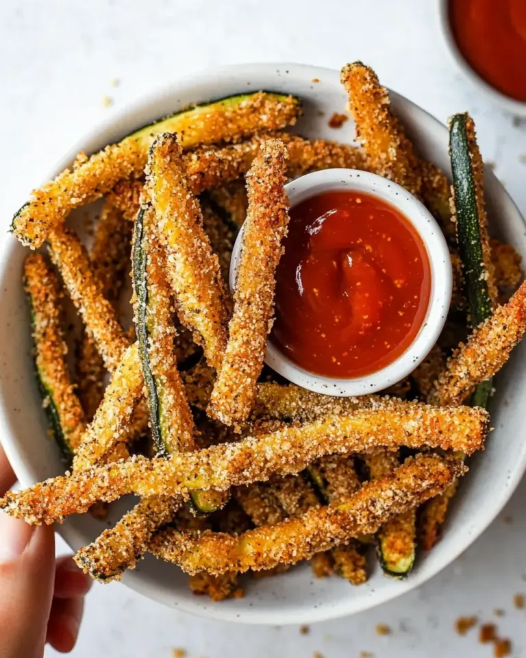 Crispy Baked Zucchini Fries