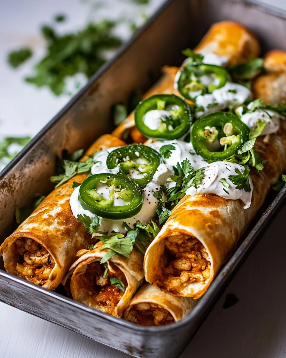 Crispy Jalapeño Cream Cheese Buffalo Cauliflower Taquitos