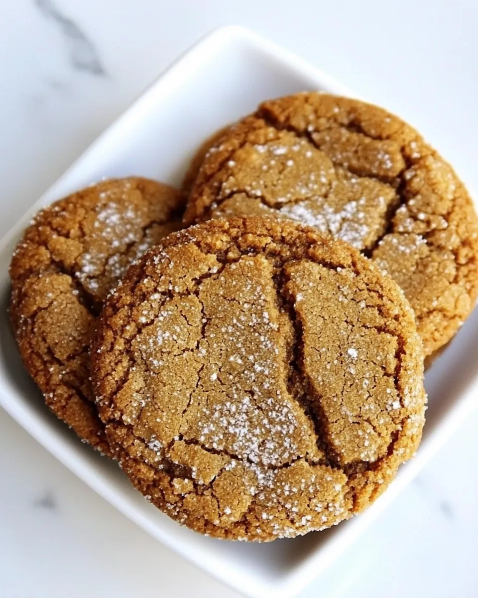 Crispy Molasses Cookies