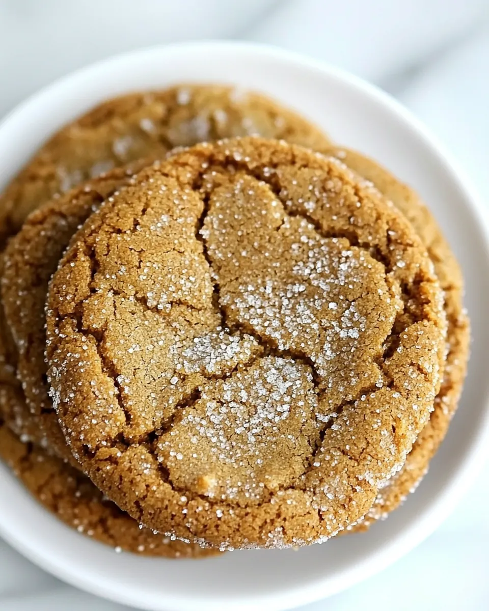 Crispy Molasses Cookies