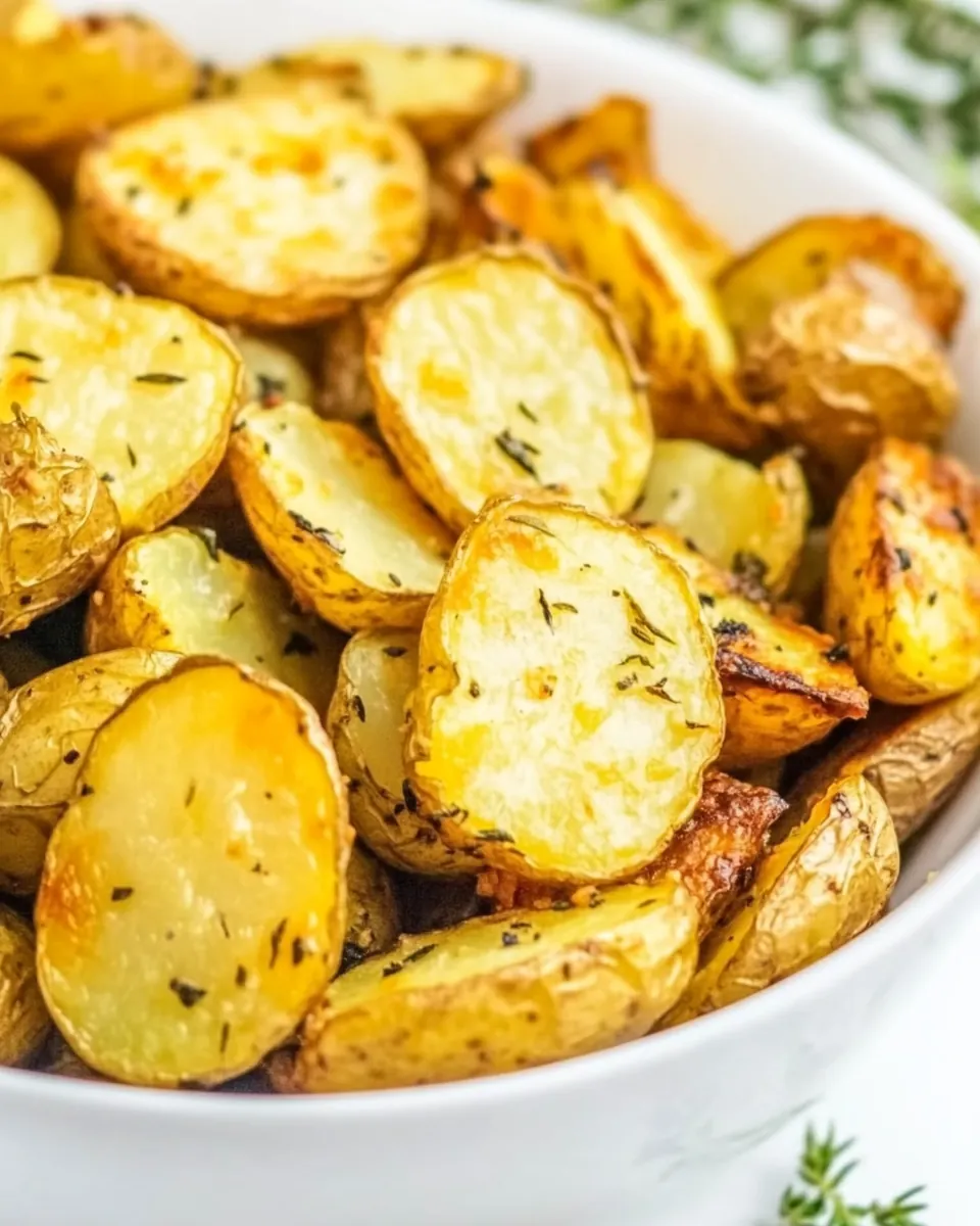 Crispy Oven Roasted Baby Potatoes