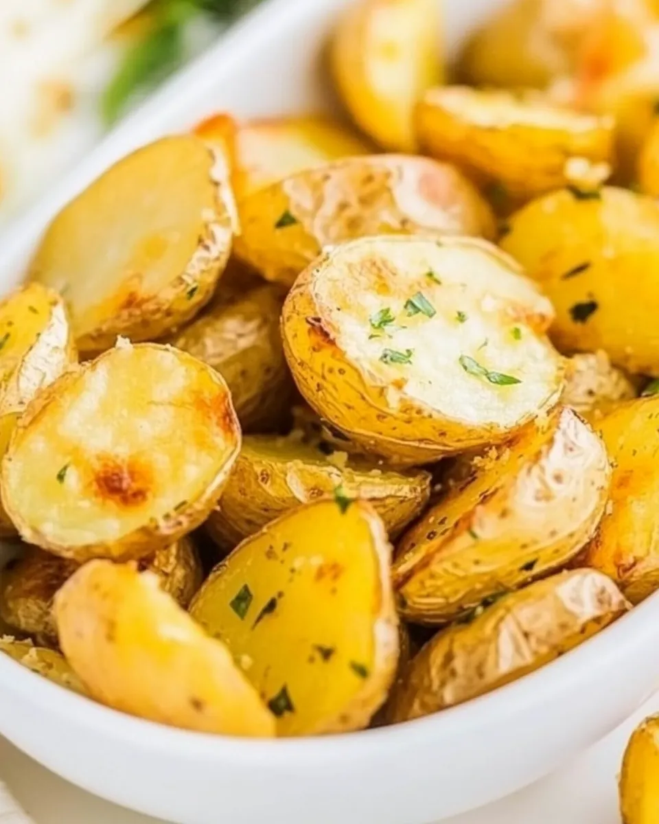 Crispy Oven Roasted Baby Potatoes