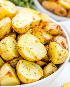 Crispy Oven Roasted Baby Potatoes