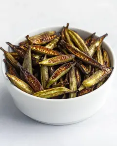 Crispy Oven Roasted Okra