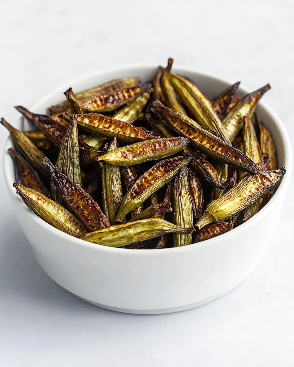 Crispy Oven Roasted Okra