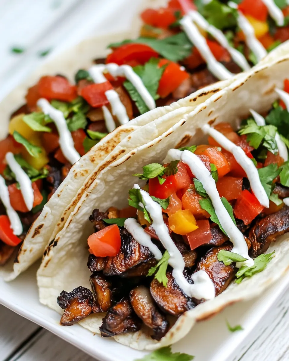 Crispy Oyster Mushroom Tacos