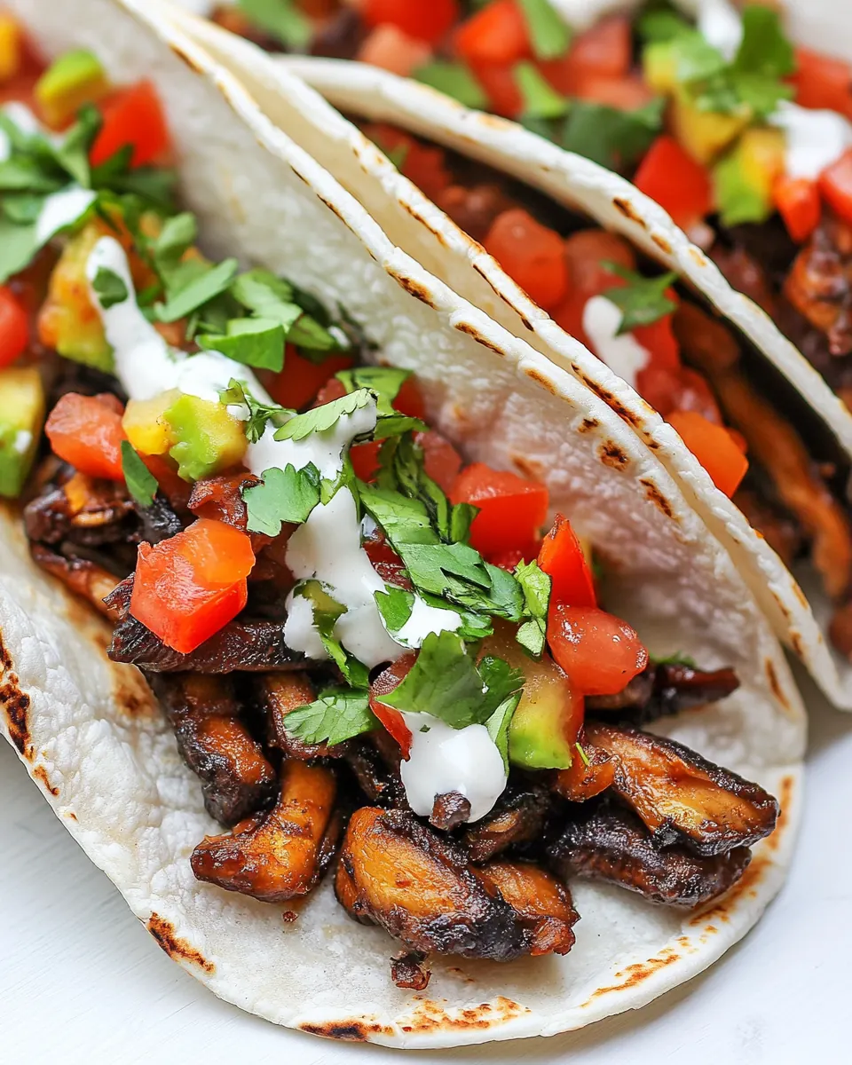 Crispy Oyster Mushroom Tacos