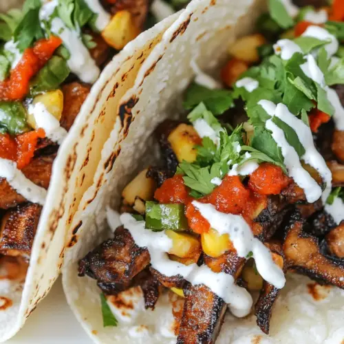 Crispy Oyster Mushroom Tacos