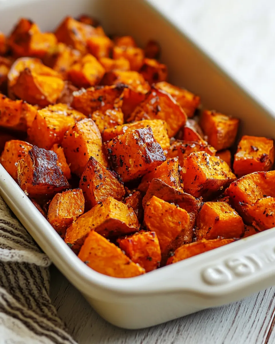 Crispy Roasted Sweet Potatoes