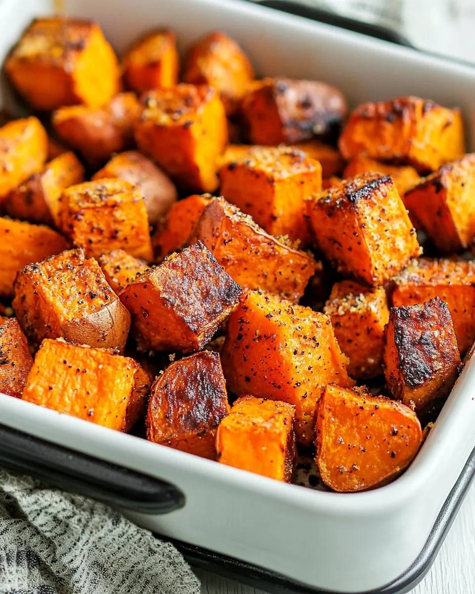 Crispy Roasted Sweet Potatoes