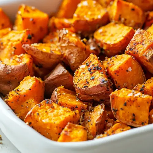 Crispy Roasted Sweet Potatoes