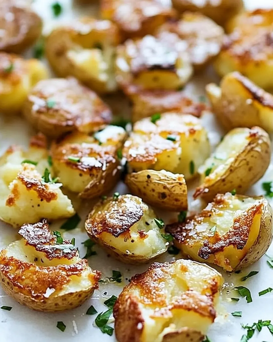 Crispy Smashed Potatoes