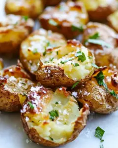Crispy Smashed Potatoes