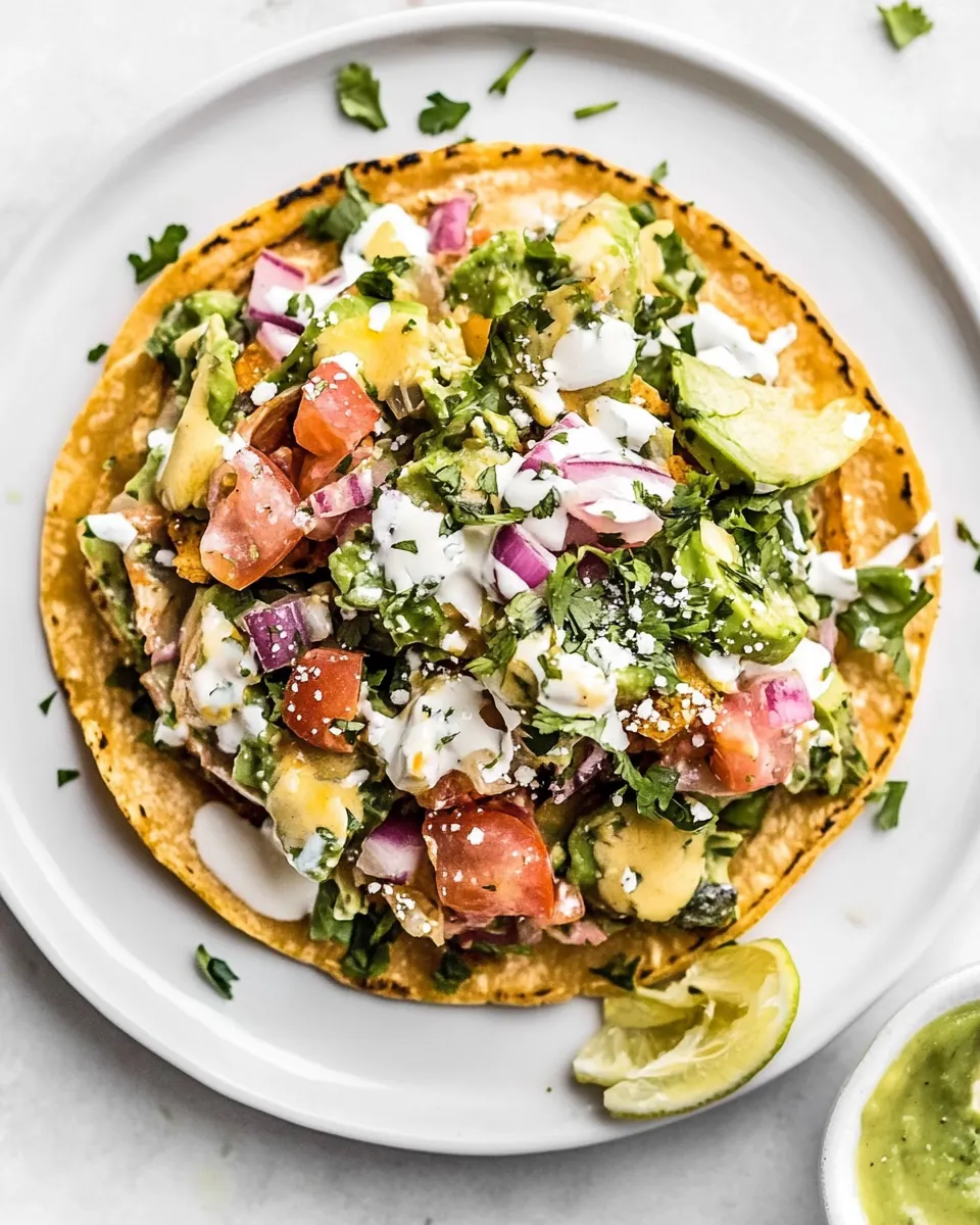 Crispy Southwestern Salad Tostadas