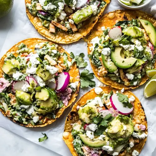 Crispy Southwestern Salad Tostadas