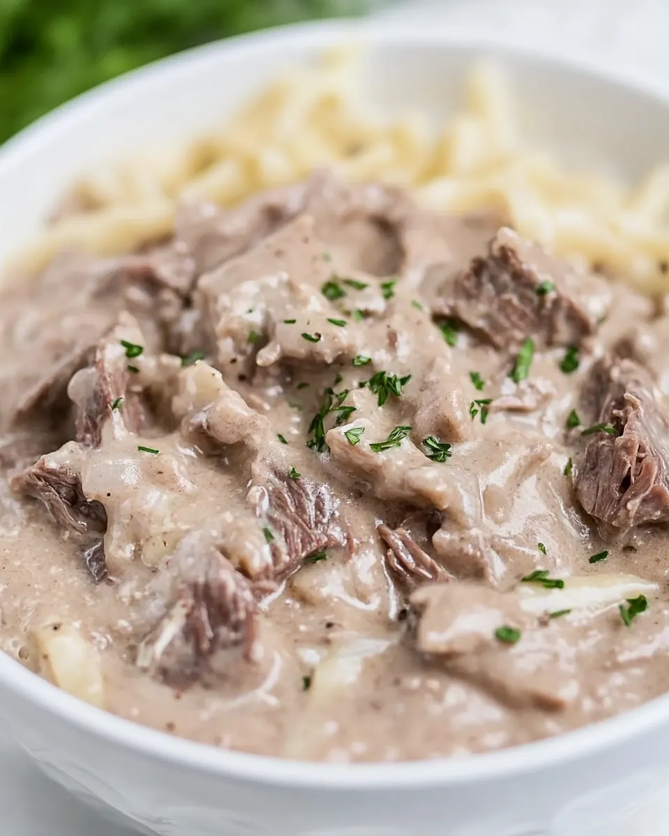 Crock Pot Beef and Noodles