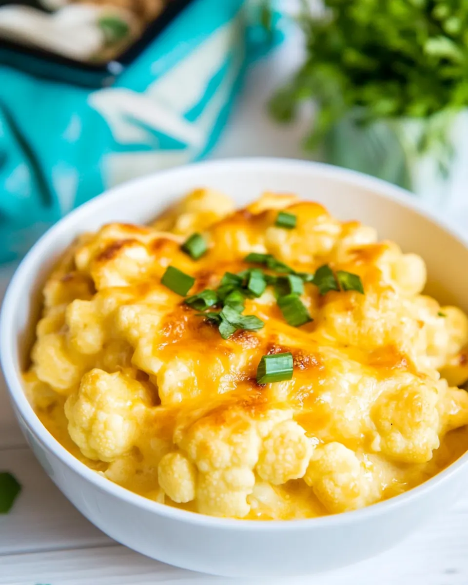 Crock Pot Cauliflower and Cheese