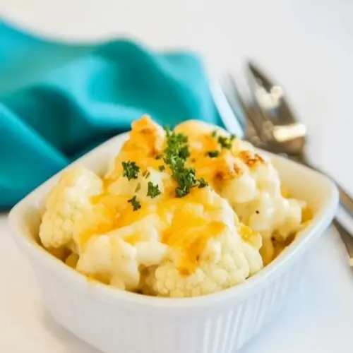 Crock Pot Cauliflower and Cheese