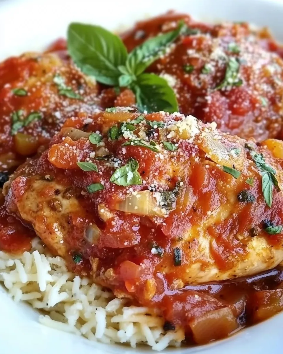Crock Pot Chicken Cacciatore