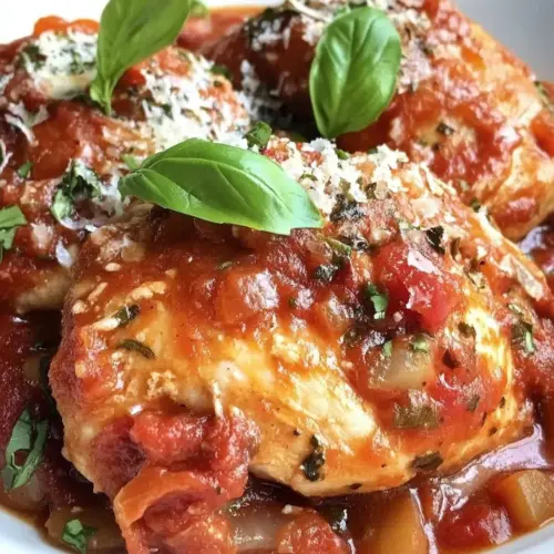 Crock Pot Chicken Cacciatore