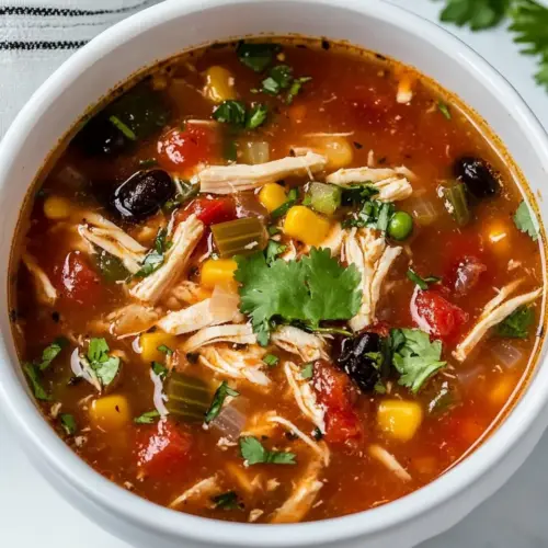 Crock Pot Chicken Tortilla Soup