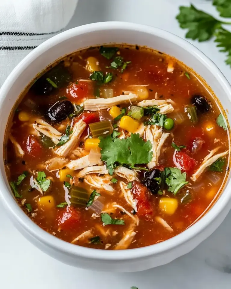 Crock Pot Chicken Tortilla Soup