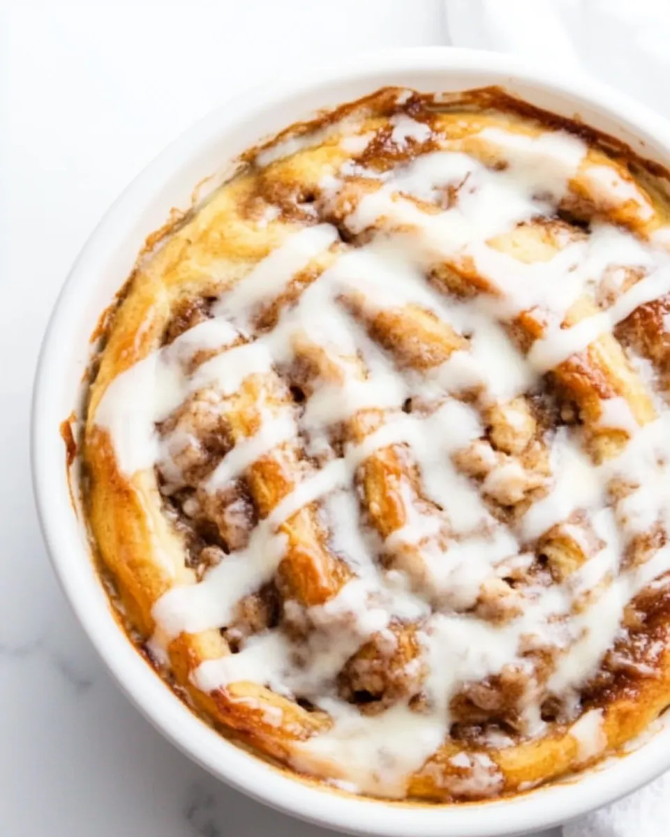 Crock Pot Cinnamon Roll Casserole