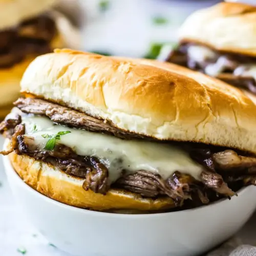 Crock Pot French Dip Sandwiches