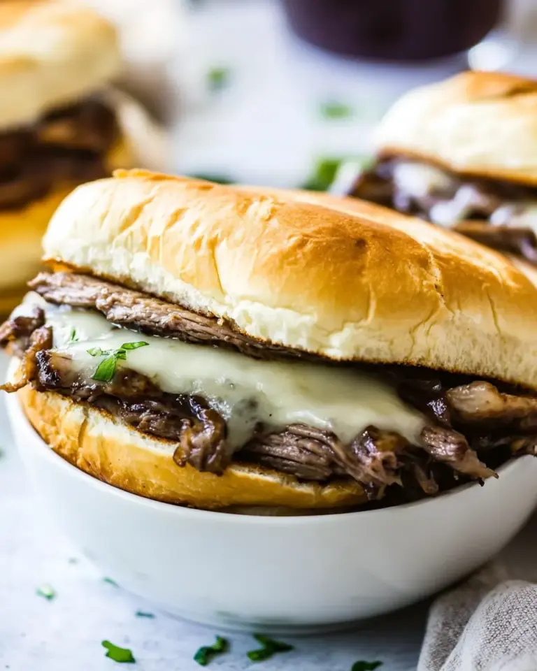 Crock Pot French Dip Sandwiches