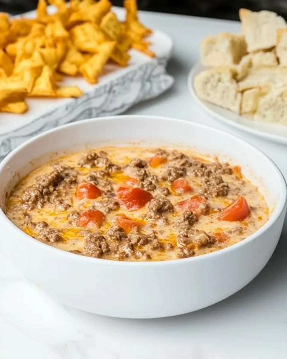 Crock Pot Hamburger Dip