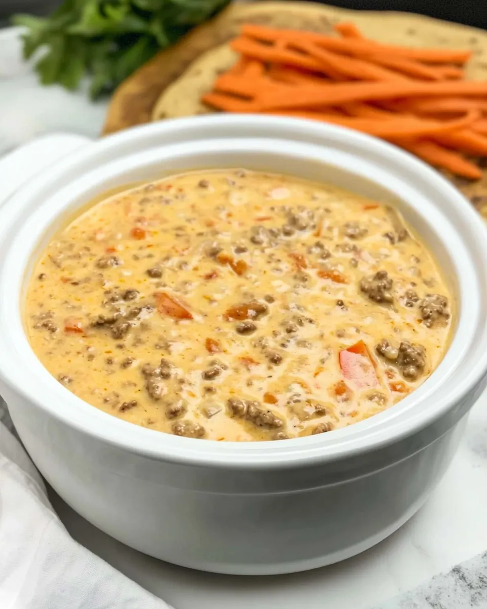 Crock Pot Hamburger Dip