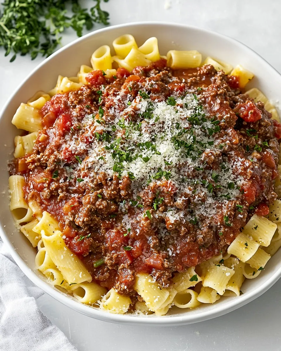 Crock Pot Meaty Pasta Sauce