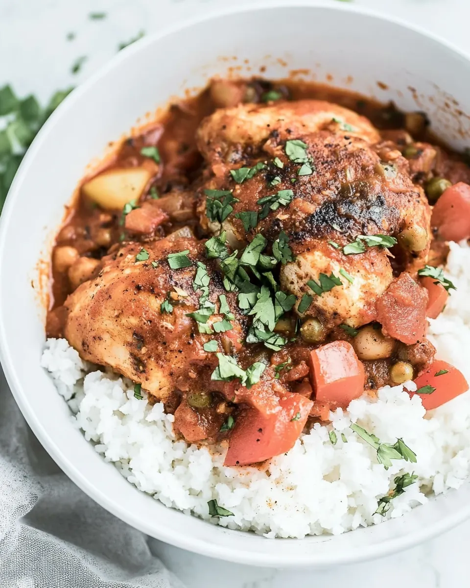 Crock Pot Moroccan Chicken